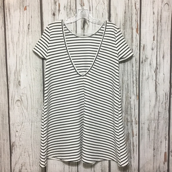 Olivaceous striped dress - Picture 3 of 5